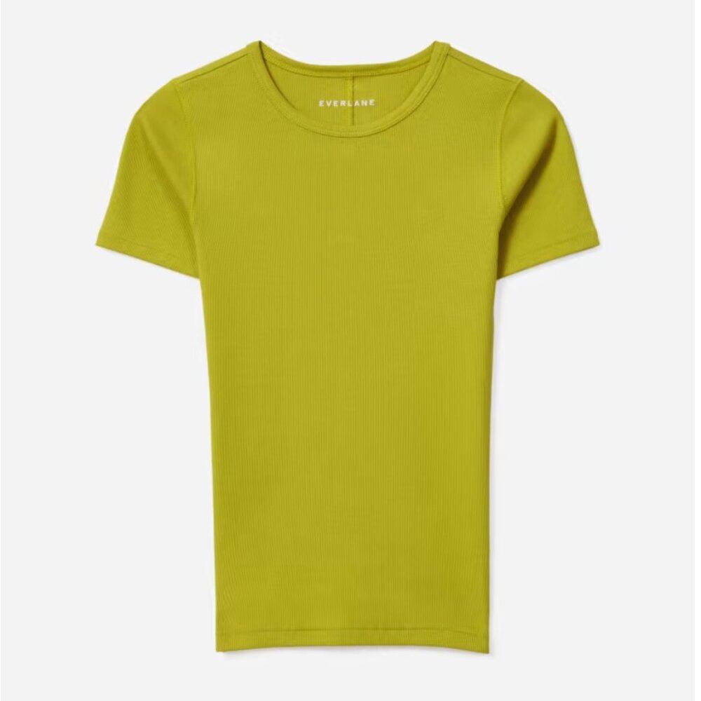 The Pima Micro-Rib Crew Tee